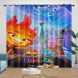 Charger l&#39;image dans la visionneuse de la galerie, Elemental Curtains Blackout Window Drapes Room Decoration