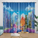 Load image into Gallery viewer, Elemental Curtains Blackout Window Drapes Room Decoration