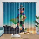 Load image into Gallery viewer, Elio Pattern Curtains Blackout Window Drapes Room Decoration