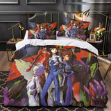 Charger l&#39;image dans la visionneuse de la galerie, Evangelion Bedding Set Quilt Duvet Cover Without Filler
