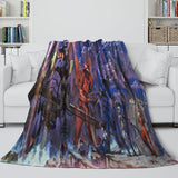 Charger l&#39;image dans la visionneuse de la galerie, Evangelion Blanket Flannel Fleece Throw Room Decoration