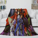 Charger l&#39;image dans la visionneuse de la galerie, Evangelion Blanket Flannel Fleece Throw Room Decoration