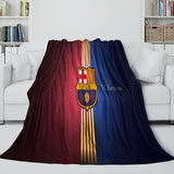 Load image into Gallery viewer, FC Barcelona Blanket Flannel Fleece Room Decoration