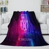 Load image into Gallery viewer, FC Barcelona Blanket Flannel Fleece Room Decoration
