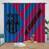 Load image into Gallery viewer, FC Barcelona Curtains Blackout Window Drapes Kids Room Decoration