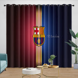 Load image into Gallery viewer, FC Barcelona Curtains Blackout Window Drapes Kids Room Decoration