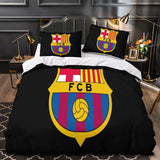 Load image into Gallery viewer, FC Barcelona Duvet Cover Kids Bedding Set Without Filler