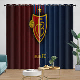 Charger l'image dans la visionneuse de la galerie, FC Basel Curtains Blackout Window Drapes Kids Room Decoration