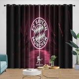 Charger l'image dans la visionneuse de la galerie, FC Bayern Munich Curtains Blackout Window Drapes Kids Room Decoration