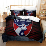 Charger l&#39;image dans la visionneuse de la galerie, FC Dallas Bedding Set Duvet Cover Without Filler