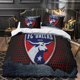 Charger l&#39;image dans la visionneuse de la galerie, FC Dallas Bedding Set Duvet Cover Without Filler