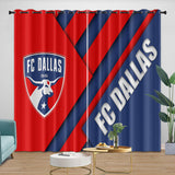 Charger l&#39;image dans la visionneuse de la galerie, FC Dallas Curtains Blackout Window Drapes Room Decoration