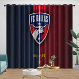 Load image into Gallery viewer, FC Dallas Curtains Blackout Window Drapes Room Decoration