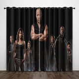 Load image into Gallery viewer, Fast &amp; Furious 10 Fast X Curtains Pattern Blackout Window Drapes