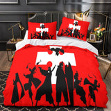 Charger l&#39;image dans la visionneuse de la galerie, Fire Force Bedding Set Pattern Quilt Cover Without Filler