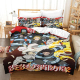 Charger l&#39;image dans la visionneuse de la galerie, Fire Force Bedding Set Pattern Quilt Cover Without Filler