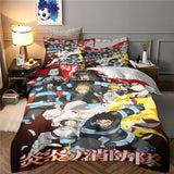 Charger l&#39;image dans la visionneuse de la galerie, Fire Force Bedding Set Pattern Quilt Cover Without Filler