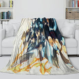 Load image into Gallery viewer, Fire Force Blanket Flannel Fleece Throw Room Decoration