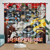 Load image into Gallery viewer, Fire Force Curtains Blackout Window Drapes Room Decoration