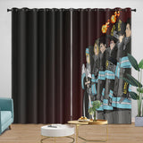 Load image into Gallery viewer, Fire Force Curtains Blackout Window Drapes Room Decoration