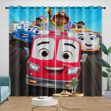 Load image into Gallery viewer, Firebuds Curtains Blackout Window Drapes