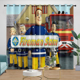 Load image into Gallery viewer, Fireman Sam Curtains Blackout Window Drapes