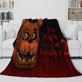 Charger l'image dans la visionneuse de la galerie, Five Nights at Freddy's 2 Blanket Flannel Throw Room Decoration