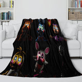 Charger l'image dans la visionneuse de la galerie, Five Nights at Freddy's 2 Blanket Flannel Throw Room Decoration