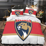 Charger l&#39;image dans la visionneuse de la galerie, Florida Panthers Bedding Set Quilt Duvet Cover Without Filler