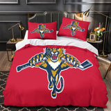 Charger l&#39;image dans la visionneuse de la galerie, Florida Panthers Bedding Set Quilt Duvet Cover Without Filler