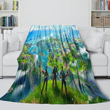 Charger l&#39;image dans la visionneuse de la galerie, Fortnite Blanket Flannel Printing Pattern Throw Room Decoration
