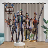 Load image into Gallery viewer, Fortnite Curtains Blackout Window Drapes Kids Room Decoration