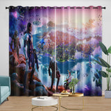 Charger l&#39;image dans la visionneuse de la galerie, Fortnite Curtains Printing Pattern Drapes Blackout Window