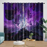 Charger l&#39;image dans la visionneuse de la galerie, Fortnite Curtains Printing Pattern Drapes Blackout Window