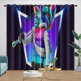 Charger l&#39;image dans la visionneuse de la galerie, Fortnite Curtains Printing Pattern Drapes Room Decoration