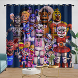 Load image into Gallery viewer, Game Five Nights At Freddys Curtains Blackout Window Drapes