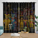 Load image into Gallery viewer, Game Five Nights At Freddys Curtains Blackout Window Drapes