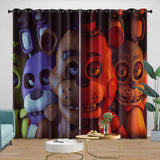 Load image into Gallery viewer, Game Five Nights At Freddys Curtains Pattern Blackout Window Drapes