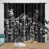 Load image into Gallery viewer, Game Five Nights At Freddys Curtains Pattern Blackout Window Drapes