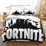 Load image into Gallery viewer, Game Fortnite Pattern Bedding Set Kids Room Quilt Duvet Cover Without Filler