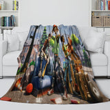 Charger l&#39;image dans la visionneuse de la galerie, Game Pattern Fortnite Blanket Flannel Throw Room Decoration