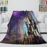 Charger l&#39;image dans la visionneuse de la galerie, Game Pattern Fortnite Blanket Flannel Throw Room Decoration