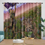 Charger l&#39;image dans la visionneuse de la galerie, Game Pattern Fortnite Curtains Blackout Window Drapes