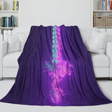 Load image into Gallery viewer, Game Pattern Minecraft Blanket Flannel Throw Kids Room Decoration