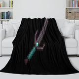 Load image into Gallery viewer, Game Pattern Minecraft Blanket Flannel Throw Kids Room Decoration