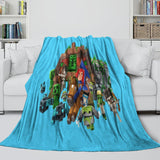 Charger l&#39;image dans la visionneuse de la galerie, Game Pattern Minecraft Blanket Flannel Throw Room Decoration