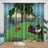Load image into Gallery viewer, Game Pattern Minecraft Curtains Blackout Window Drapes Room Decoration