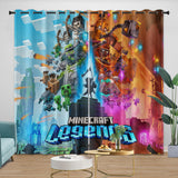 Load image into Gallery viewer, Game Pattern Minecraft Curtains Blackout Window Drapes Room Decoration