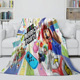 Load image into Gallery viewer, Game Super Mario Blanket Flannel Throw Kids Room Decoration