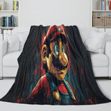 Load image into Gallery viewer, Game Super Mario Blanket Flannel Throw Kids Room Decoration